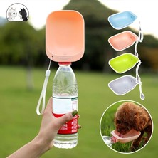 Longbangdian Shop Gök Mavisi Tarzı Köpek Seyahat Su Şişesi Taşınabilir Pet Köpek Su Şişesi Köpek Kedi Için Içme Suyu Besleyici Açık Su Kase Şişe Pet Malzemeleri (Yurt Dışından)