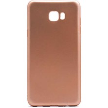 Mutaks Samsung Galaxy C7 Pro Uyumlu Kılıf Parlak Şık Premier Silikon Kapak