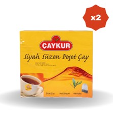 Çaykur Siyah Süzen Poşet Çay  x 2 Adet