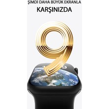 Tekiz Teknoloji Watch 9 Serisi Uyumlu Sesli Arama Bildirim Sesli Asistan 45MM Akıllı Saati Ios/android Uyumlu