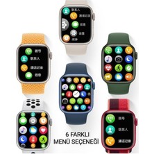 Tekiz Teknoloji Watch 9 Serisi Uyumlu Sesli Arama Bildirim Sesli Asistan 45MM Akıllı Saati Ios/android Uyumlu