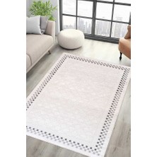 Efor Halı Lynosse Fildişi Halı Yumuşak Oturma Odası Salon Çocuk Odası Mutfak Halısı P1201 160 x 230