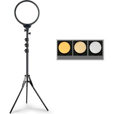 Smayling LED Panel Ring Light Tripod Aydınlatma Stüdyo Dolgulu Gölgesiz Işık Youtuber Influencer Tatto Çekim Işığı Güzellik Merkezi