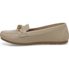 Miss F DS21071T 4fx Bej Kadın Loafer