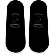 Bidigago 2'li Babet Çorap Kaymaz Topuklu Silikon Destekli