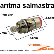 Yıldırım Nalbur Arıtma Musluk Salmastrası 3.8 cm Yerli Aç Kapa Küçük Boy Musluk Içi Arıtma Salmastıra