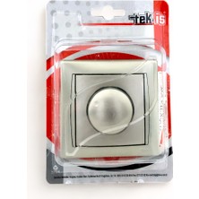 Tek-İş Titanyum Metalik Bej Sıva Altı Dimmer Anahtar 600W