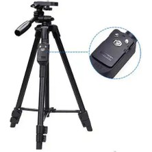 Enshall Profesyonel 150CM Tripod Çantalı Bluetooth Kumandalı Profesyonel Telefon ve Fotoğraf Makinesi Tutucu