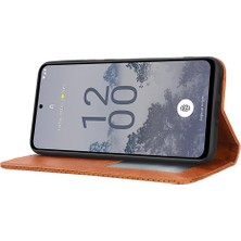 Yihang Boutique Nokia X30 5g Pu Deri Cüzdan Manyetik Kapatma Telefon Kılıfı (Yurt Dışından)