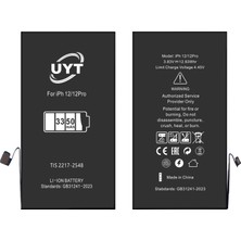 Uyt iPhone 12 Batarya Süper Batarya 3350 Mah