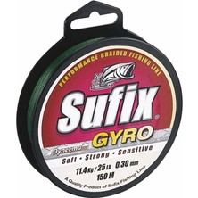 Sufix Gyro Braid Ip Misina Deep Green 0.14MM - 135MT - 5.4kg