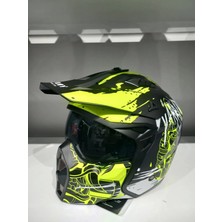 Sway Kask Sway X1-X Seul Black/yellow Çene Çıkan