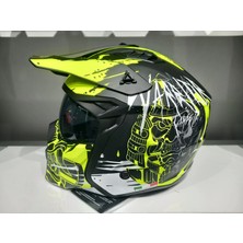 Sway Kask Sway X1-X Seul Black/yellow Çene Çıkan