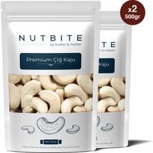 Nutbite Premium Çiğ Kaju 1kg - Taptaze Yeni Mahsül - Yağsız & Tuzsuz Naturel Hafif Atıştırmalık Kuruyemiş