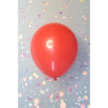 Pekshop Kırmızı Balon 10 Adet - 12 Inc 30 cm Parti Balonu