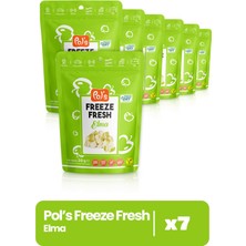 Pol's Freeze Fresh Elma 20 g x7 Adet Freeze Dry Dondurularak Kurutulmuş Meyve