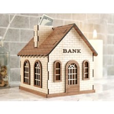 Mimozaavm Ahşap Klitli Tip Box Bahşiş Kutusu ve Kumbara Sandık Tipi Tipbox