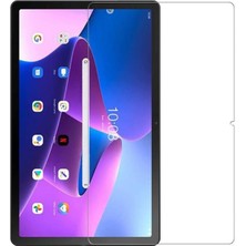 Lenovo Tab M10 Plus TB128FU 10.61" Döner Standlı Deri Tablet Kılıfı - Nano Cam Ekran Koruyucu