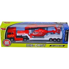 Vardem Oyuncak Kutulu Helikopter Taşıyan Die Cast Tır - Yubi Oyuncak
