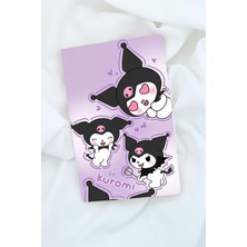 Anime Marketi Kuromi Tasarımlı Tasarımlı A5 Çizgisiz Defter (60 Sayfa)