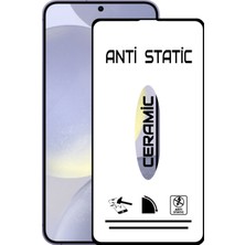 Caseworld Samsung Galaxy S24 Tam Kaplayan Anti Statik Kırılmayan Seramik Nano Esnek Ekran Koruyucu Cam