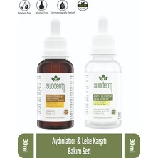 Suoderm Aydınlatıcı & Leke Karşıtı Bakım Seti ( C Vitamin Serum & Leke Karşıtı Cilt Serumu )