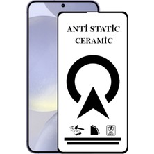 Kzy Samsung Galaxy S24 Tam Kaplayan Anti Statik Kırılmayan Seramik Nano Esnek Ekran Koruyucu Cam