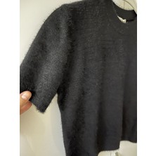 Deseo Boutique Kadın Yumoş Ince Kibar Model (34-36-38 Beden) Crop T-Shirt Tişört