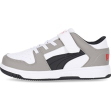 Puma Beyaz - Gri Erkek Çocuk Yürüyüş Ayakkabısı 37049020-PUMA Rebound Layp Lo Sl Jr