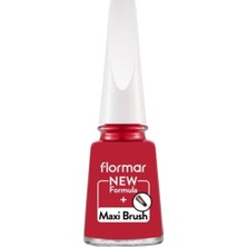 Flormar Sedefli Parlak Oje (Kırmızı) - Nail Enamel - 048 Fiery Red - 8682536035712