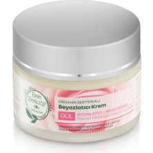 Bee Beauty Gül Özlü Organik Sertifikalı Beyazlatıcı Günlük Krem 50 ml