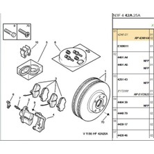 TRW Ön Disk 306 405 Xsara (DF1123-4249.K4)