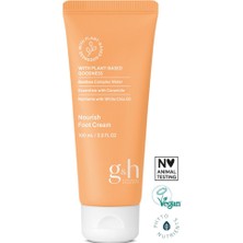 G&h Nourish Çatlamış ve Aşırı Kurumuş Ayak Derisini Onaran Yağsız Vegan Ayak Kremi