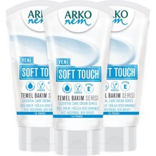 Arko Nem Soft Touch Nemlendirici El ve Vücut Kremi 3X60ML