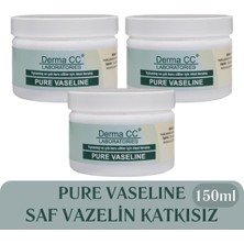 Derma cc Laboratorıes Sensitive Pure Vaseline - Saf Katkısız Vazelin 150ML x 3 Adet