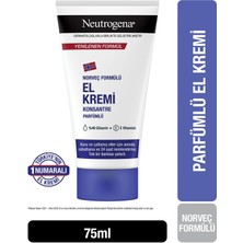 Neutrogena Norveç Formülü Parfümlü El Kremi 75 ml Yoğun Nemlendirme Özelliği İle