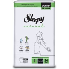 Sleepy Natural Ultra Hassas Hijyenik Ped Normal 24 Adet Ped