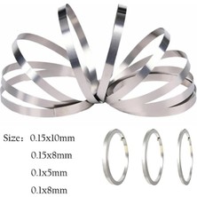 Mingjin Shop 1 0,15X25,5 mm 1m Stili M Li-Ion Pil Nikel Sac Plaka Nikel Kaplama Çelik Kemer Şerit Konektörü Nokta Kaynak Makinesi Pil Kaynakçıları (Yurt Dışından)