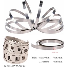Mingjin Shop 1 0,15X25,5 mm 1m Stili M Li-Ion Pil Nikel Sac Plaka Nikel Kaplama Çelik Kemer Şerit Konektörü Nokta Kaynak Makinesi Pil Kaynakçıları (Yurt Dışından)
