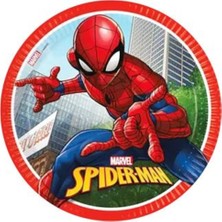 Kikajoy Spiderman Lisanslı Karton Tabak 8 Adet