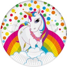 Kikajoy Rainbow Unicorn Karton Tabak 8 Adet
