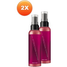 Avon Attraction Sensation Kadın Vücut Spreyi 100 Ml. Ikili Set