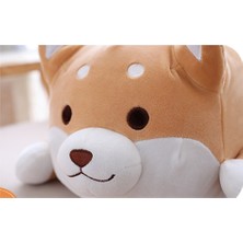 Biruixuan 18 cm Sevimli Şişman Shiba Inu Peluş Oyuncak Dolması Yumuşak Kawaii Hayvan Doll (Yurt Dışından)