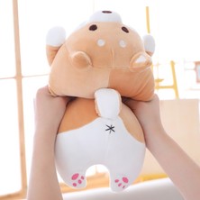 Biruixuan 18 cm Sevimli Şişman Shiba Inu Peluş Oyuncak Dolması Yumuşak Kawaii Hayvan Doll (Yurt Dışından)