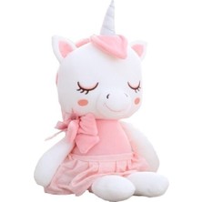 Biruixuan 40 cm Süper Yumuşak Unicorn Peluş Oyuncak Bebek Oyuncakları Yatay Doldurulmuş Karikatür Unicorn Sıkmak Oyuncak Doğum Günü Hediyesi | Doldurulmuş Peluş Hayvanlar (Yurt Dışından)