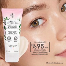 Yves Rocher Uyku Maskesi - Leke ve Kırışık Karşıtı Bitkisel Kompleks Bakım / Bright Botanical 75 ml