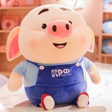 Biruixuan 25 cm Sevimli Kırmızı Kazak Domuzcuk Peluş Oyuncak Yumuşak Dolması Karikatür Hayvan Komik Domuz Bebek Bebek Eşlik Nap Yastık Çocuklar Noel Hediyeleri | Doldurulmuş ve Peluş Hayvanlar (Yurt Dışından)