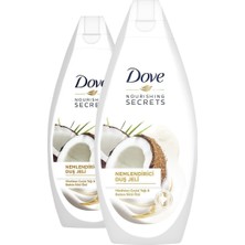 Dove Nemlendirici Hindistan Cevizi Yaği & Badem Sütü Özü Duş Jeli 500 ml x 2 Adet