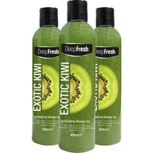 Deep Fresh Arındırıcı Duş Jeli Kivi 3 x 400 ml