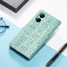 My Boutique1 Realme C33 Için Kısa Kayış Karikatür Hayvanlar Darbeye Telefon Kılıfı (Yurt Dışından)